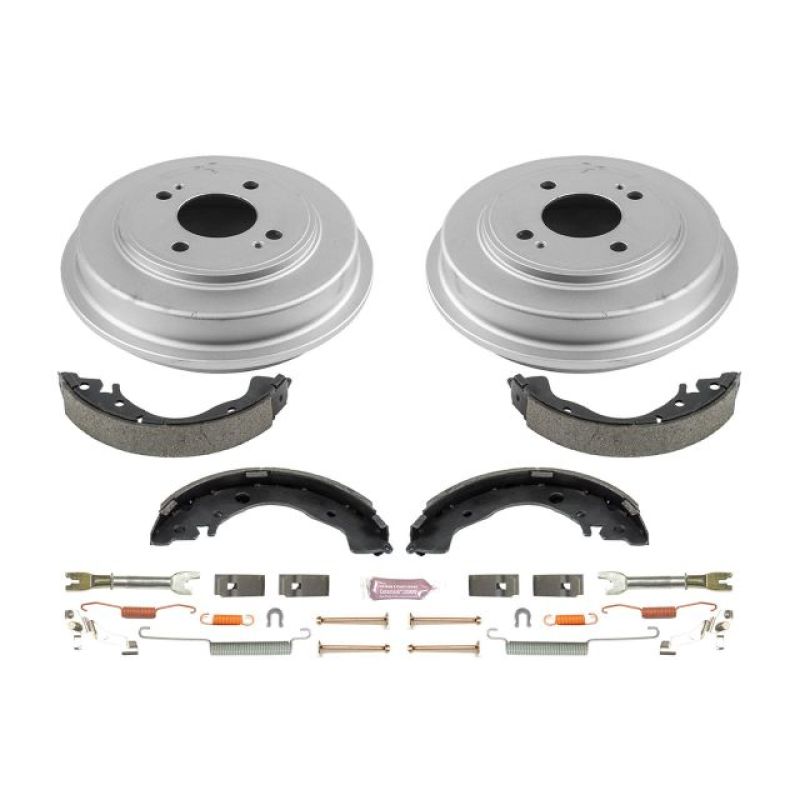 Honda Insight Brake Drum Kit - Rear - PowerStop - Autospecialty Drum Kit - `10-`14 Honda Insight Brake Drum Kit - Rear - PowerStop - Autospecialty Drum Kit - `10-`14