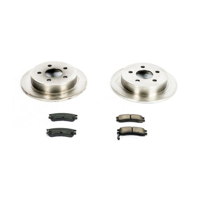 Buick Century Brake Kit - Rear - PowerStop - Z17 Stock Replacement Rotors + Z17 Evolution Plus Ceramic Pads - `04-`05 Buick Century Brake Kit - Rear - PowerStop - Z17 Stock Replacement Rotors + Z17 Evolution Plus Ceramic Pads - `04-`05