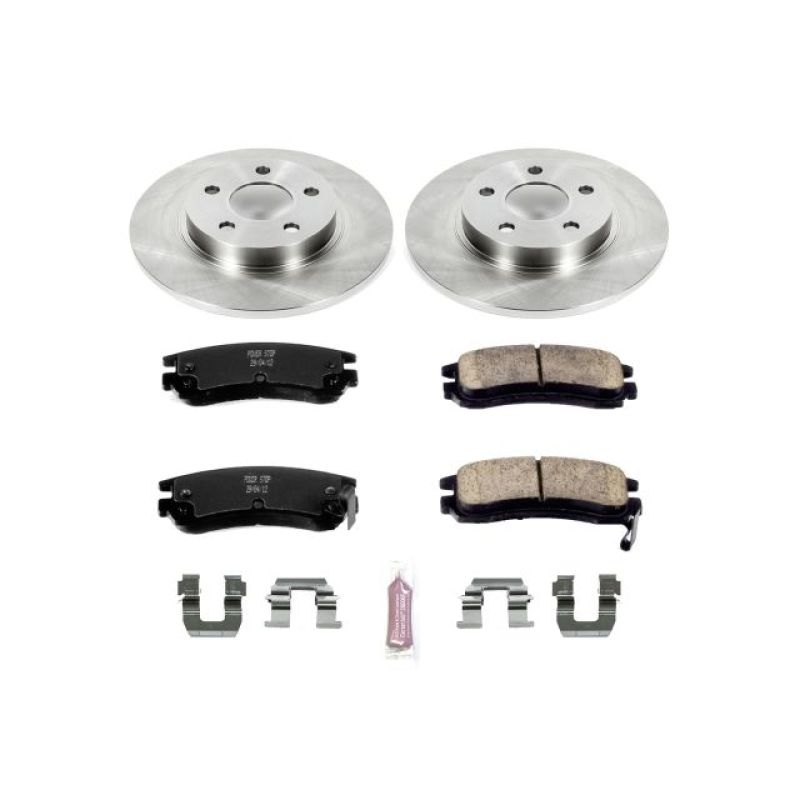 Buick Park Avenue Brake Kit - Rear - PowerStop - Z17 Evolution Plus Ceramic Pads + Autospecialty Rotors - `03-`05