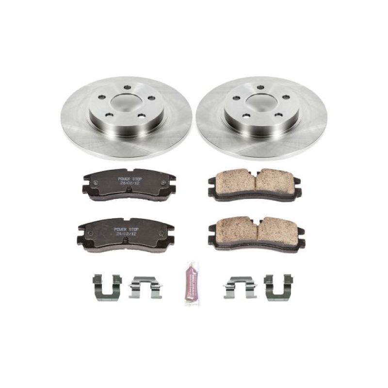 Cadillac Seville Brake Kit - Rear - PowerStop - Z17 Evolution Plus Ceramic Pads + Autospecialty Rotors - `98-`02