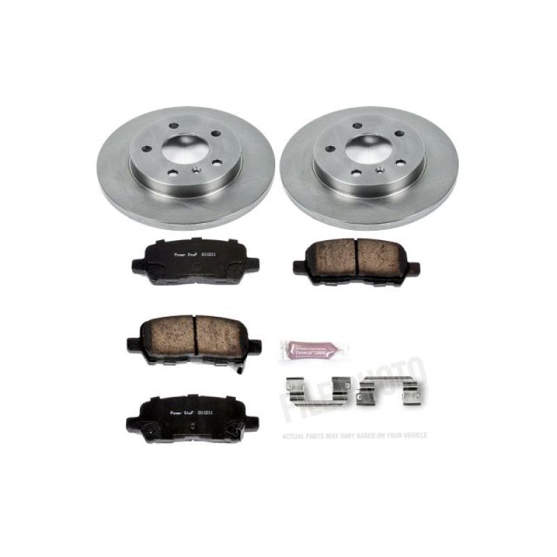 Buick Allure Brake Kit - Rear - PowerStop - Z17 Evolution Plus Ceramic Pads + Autospecialty Rotors - `05-`09