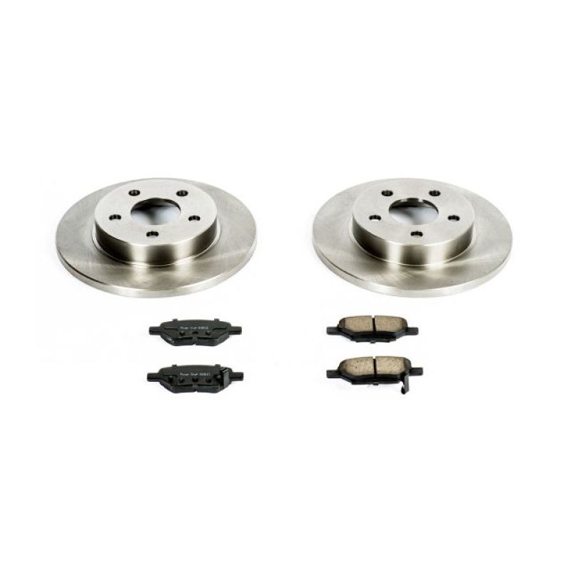 Chevrolet Cobalt Brake Kit - Rear - PowerStop - OE Stock Replacement Rotors + Z17 Evolution Plus Ceramic Pads - `05-`08