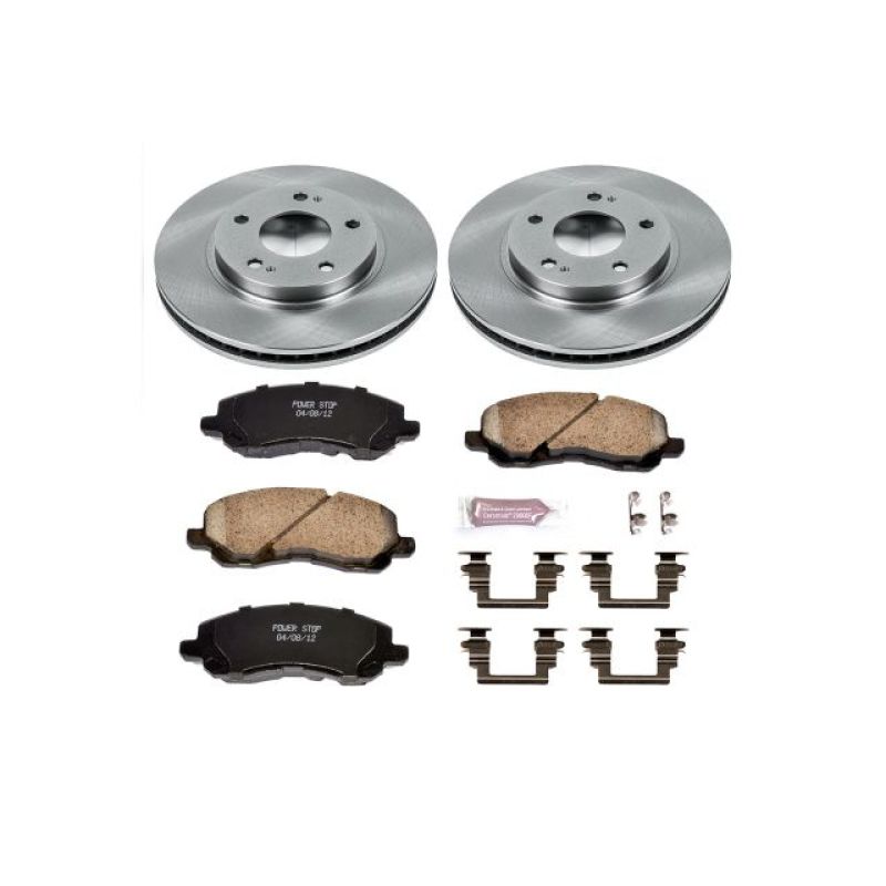 Dodge Stratus Brake Kit - Front - PowerStop - Z17 Evolution Plus Ceramic Pads + Autospecialty Rotors - `01-`05 Dodge Stratus Brake Kit - Front - PowerStop - Z17 Evolution Plus Ceramic Pads + Autospecialty Rotors - `01-`05