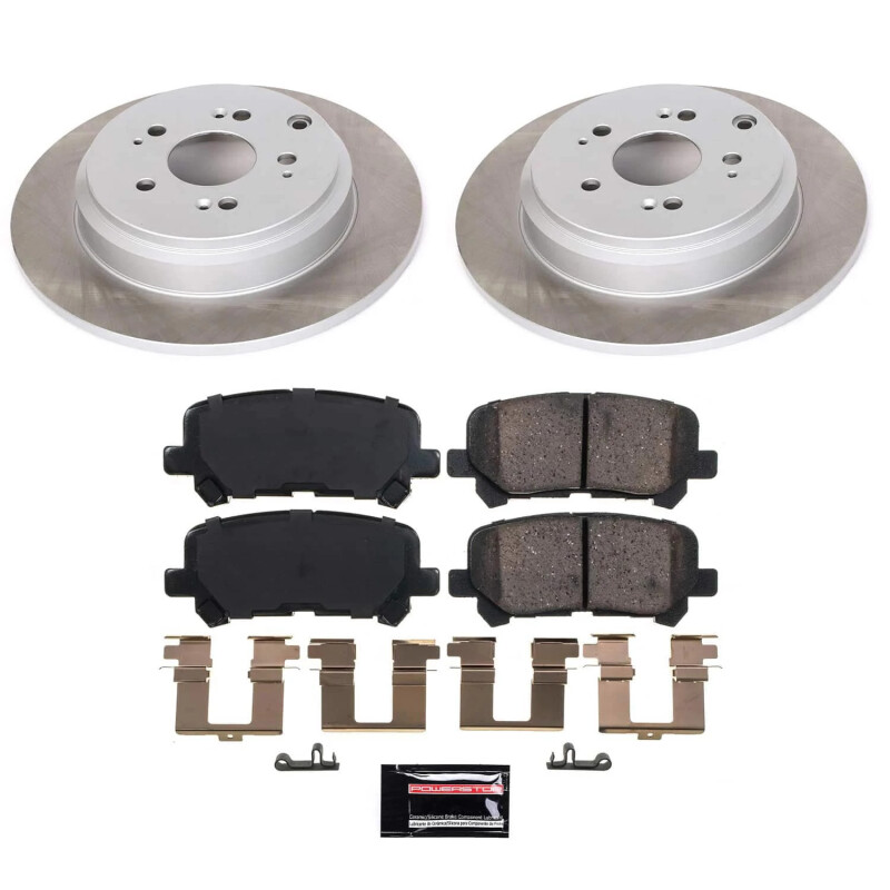 Dodge Stratus Brake Kit - Front + Rear - PowerStop - Autospecialty Rotors + Z17 Evolution Plus Ceramic Pads - `01-`06