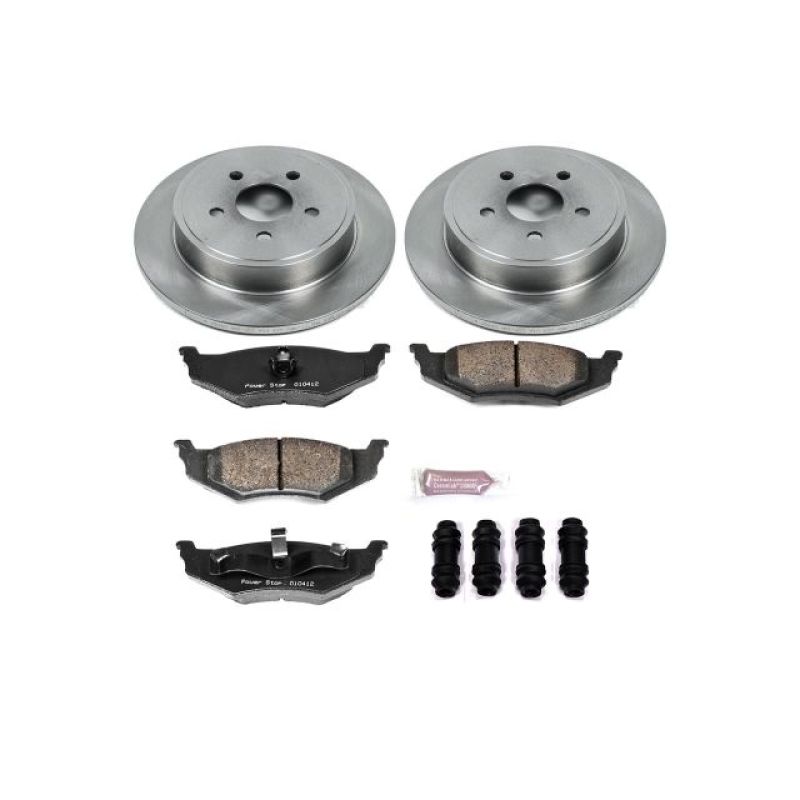 Chrysler PT Cruiser Brake Kit - Rear - PowerStop - Z17 Evolution Plus Ceramic Pads + Autospecialty Rotors - `03-`10