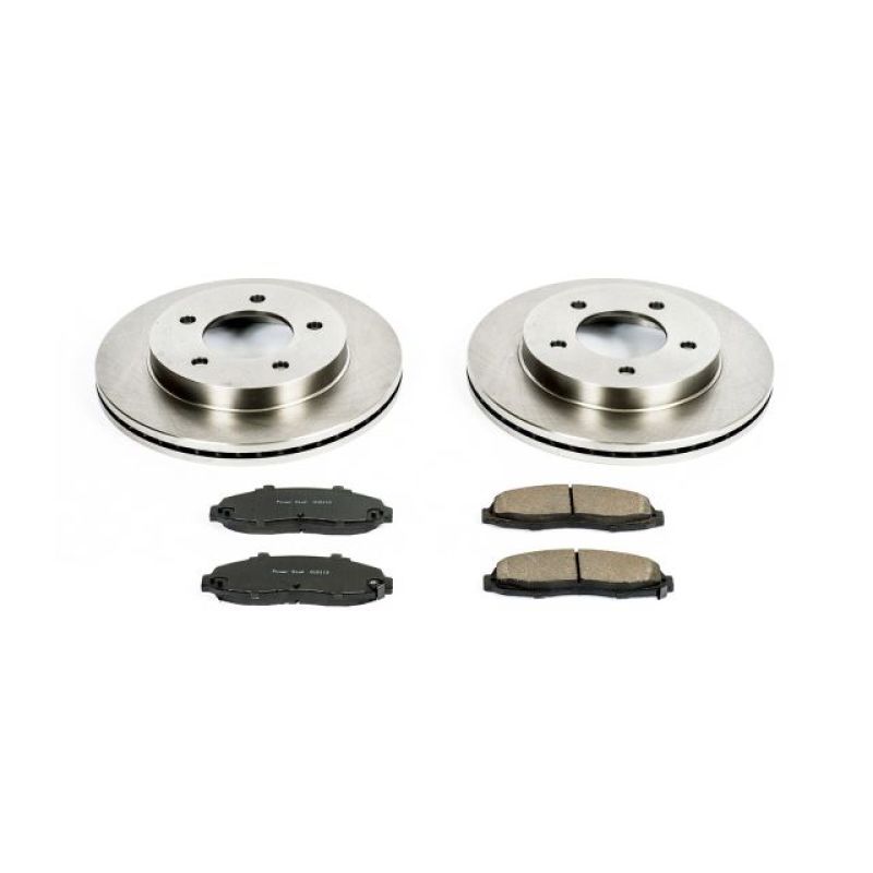 Ford F-150 Brake Kit - Front - PowerStop - Z17 Evolution Plus Ceramic Pads + Autospecialty Rotors - `97-`03 Ford F-150 Brake Kit - Front - PowerStop - Z17 Evolution Plus Ceramic Pads + Autospecialty Rotors - `97-`03