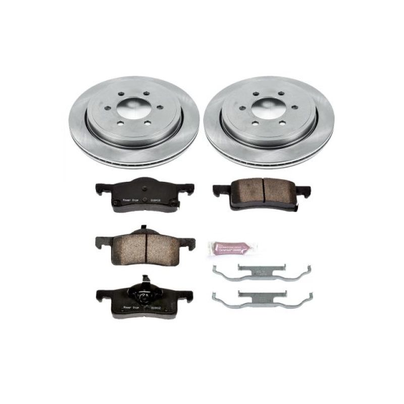 Ford Expedition Brake Kit - Rear - PowerStop - Z17 Stock Replacement + Autospecialty Rotors - `02-`06