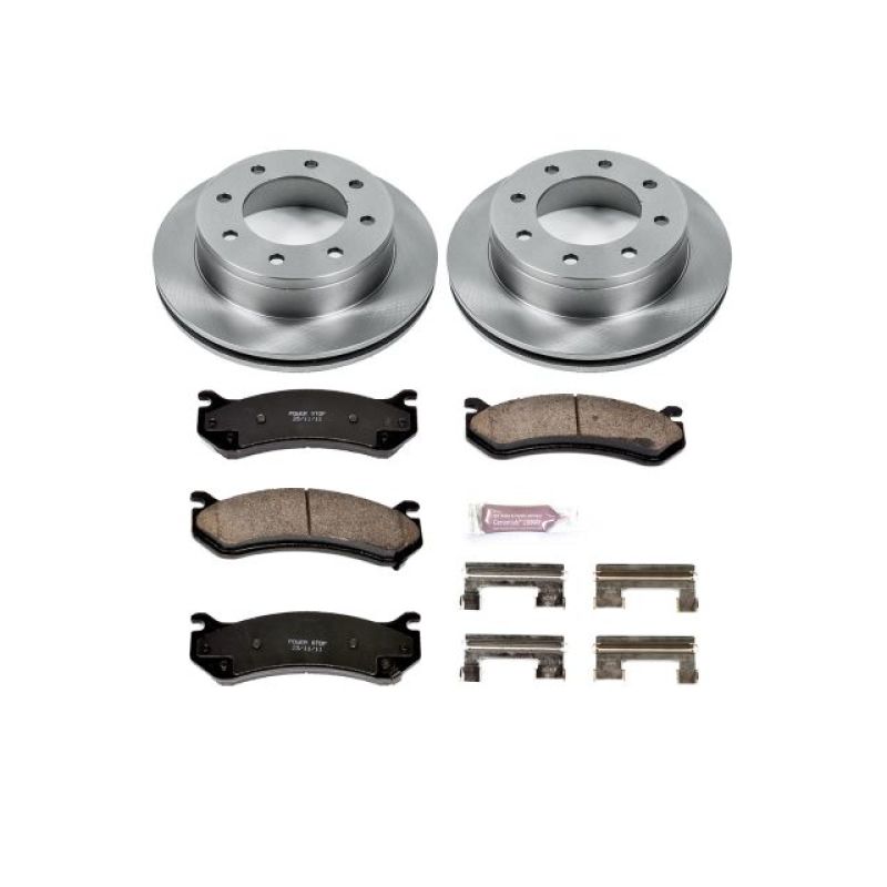 Chevrolet Silverado 1500 HD Brake Kit - Rear - PowerStop - Z17 Evolution Plus Ceramic Pads + Autospecialty Rotors - `01-`03