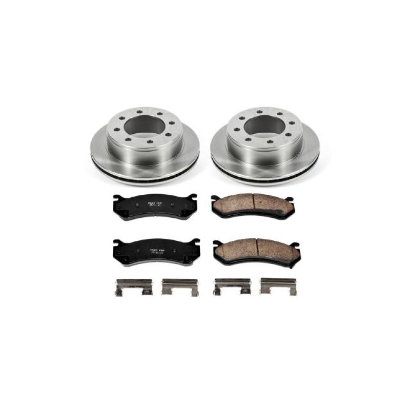 Chevrolet Avalanche 2500 Brake Kit - Rear - PowerStop - Z17 Evolution Plus Ceramic Pads + Autospecialty Rotors - `02-`06