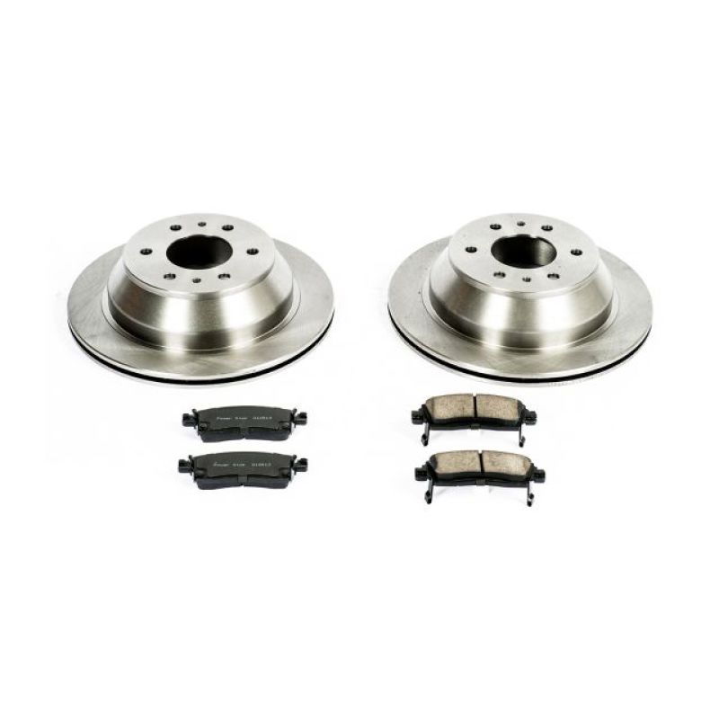 Buick Rainier Brake Kit - Rear - PowerStop - Z17 Evolution Plus Ceramic Pads + Autospecialty Rotors - `04-`07