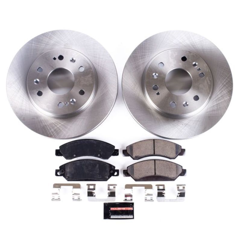 Cadillac Escalade Brake Kit - Front - PowerStop - Autospecialty Rotors + Z17 Evolution Plus Ceramic Pads - `07-`08 Cadillac Escalade Brake Kit - Front - PowerStop - Autospecialty Rotors + Z17 Evolution Plus Ceramic Pads - `07-`08