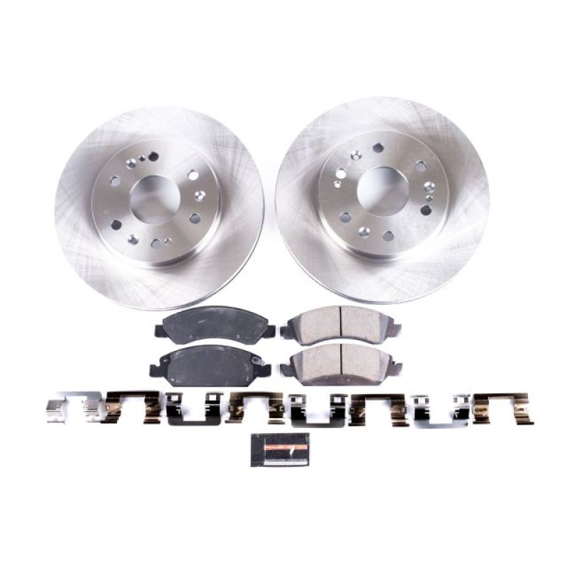 Cadillac Escalade Brake Kit - Front - PowerStop - Z17 Evolution Plus Ceramic Pads + Autospecialty Rotors - `08-`19 Cadillac Escalade Brake Kit - Front - PowerStop - Z17 Evolution Plus Ceramic Pads + Autospecialty Rotors - `08-`19