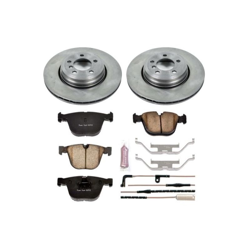 BMW 7 Series Brake Kit - Rear - PowerStop - Z17 Evolution Plus Ceramic Pads + Autospecialty Rotors - `02-`05 BMW 7 Series Brake Kit - Rear - PowerStop - Z17 Evolution Plus Ceramic Pads + Autospecialty Rotors - `02-`05