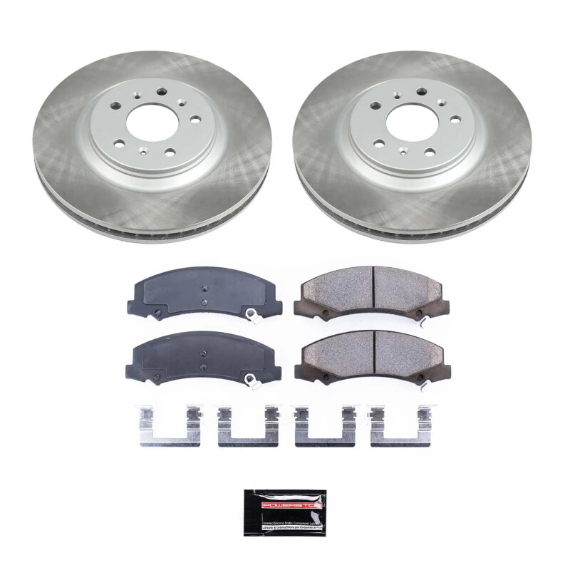 Dodge Dakota Brake Kit - Front + Rear - PowerStop - Z17 Evolution Plus Ceramic Pads + Autospecialty Rotors - `03-`04