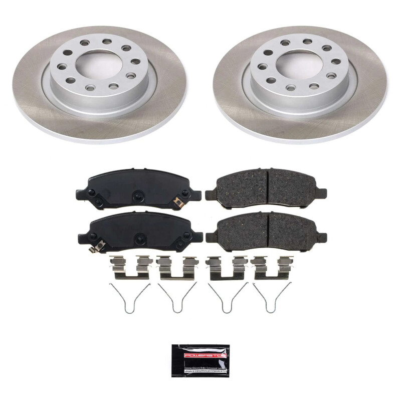 Honda S2000 Brake Kit - Front + Rear - PowerStop - Autospecialty Rotors + Z17 Evolution Plus Ceramic Pads - `00-`09