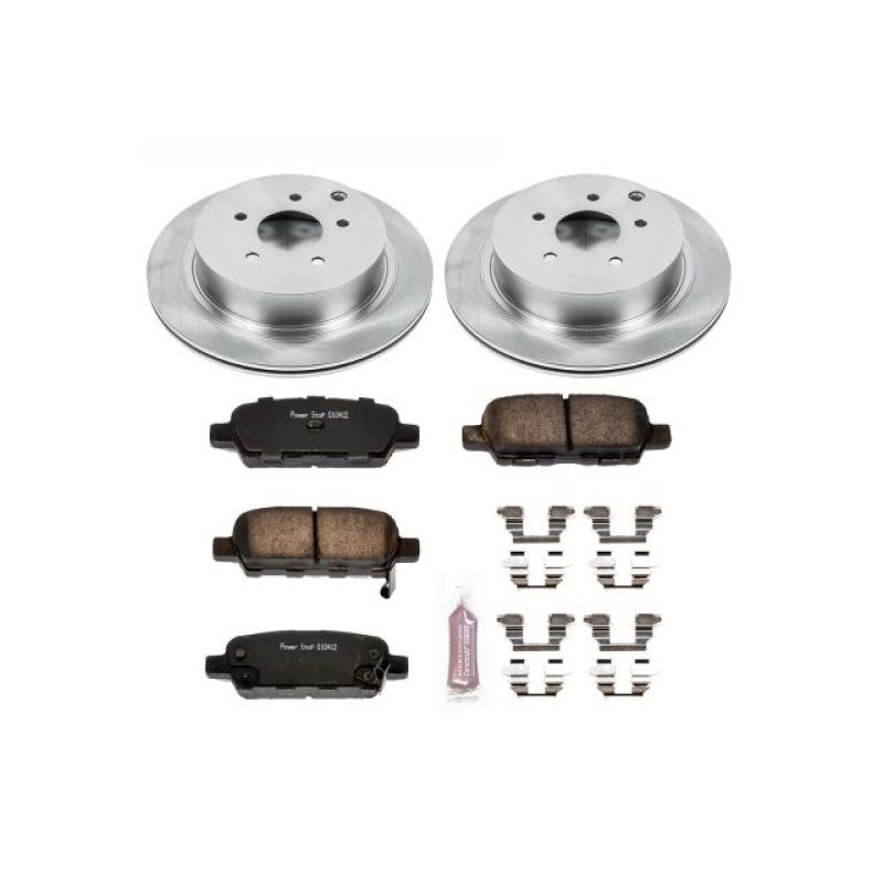 Infiniti FX35 Brake Kit - Rear - PowerStop - Autospecialty Rotors + Z17 Evolution Plus Ceramic Pads - `03-`12 Infiniti FX35 Brake Kit - Rear - PowerStop - Autospecialty Rotors + Z17 Evolution Plus Ceramic Pads - `03-`12