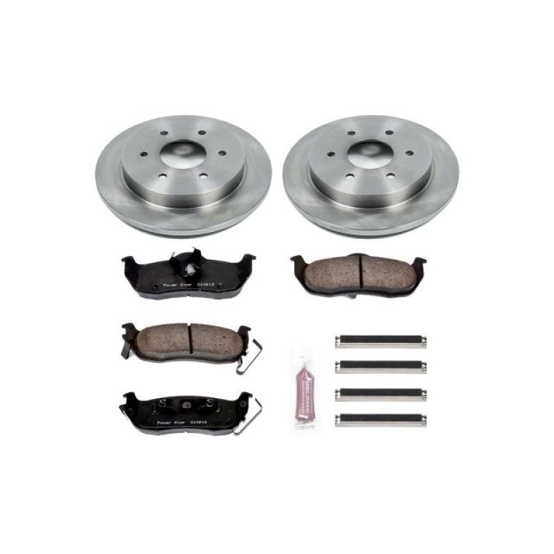 Infiniti QX56 Brake Kit - Rear - PowerStop - Autospecialty Rotors + Z17 Evolution Plus Pads - `04-`10 Infiniti QX56 Brake Kit - Rear - PowerStop - Autospecialty Rotors + Z17 Evolution Plus Pads - `04-`10
