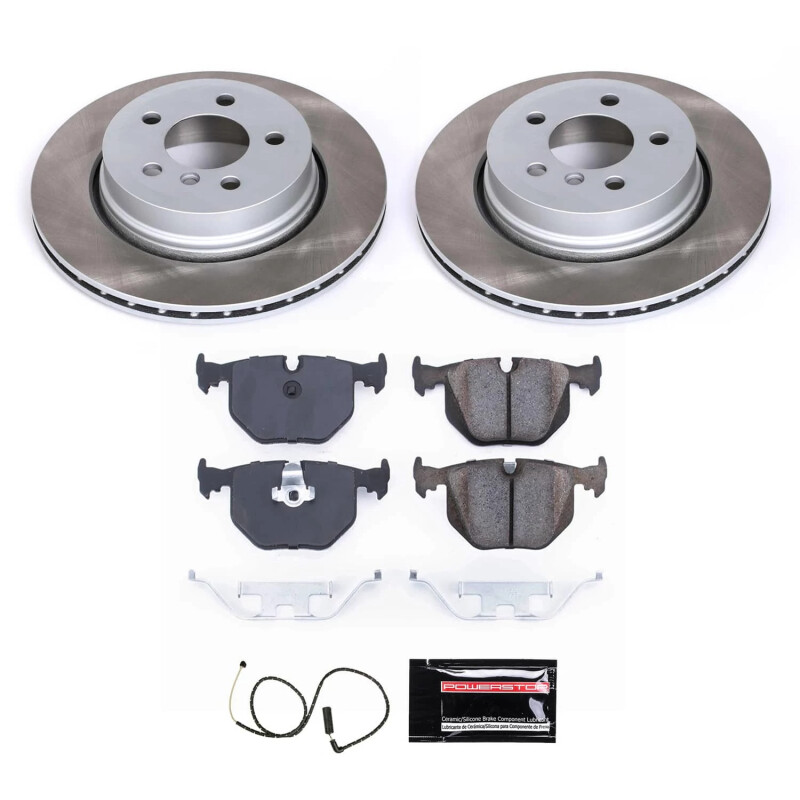 Mitsubishi Montero Brake Kit - Front + Rear - PowerStop - Autospecialty Rotors + Z17 Evolution Plus Ceramic Pads - `01-`06 Mitsubishi Montero Brake Kit - Front + Rear - PowerStop - Autospecialty Rotors + Z17 Evolution Plus Ceramic Pads - `01-`06