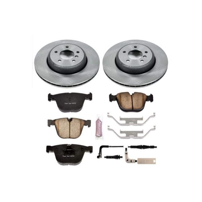 BMW 535i Brake Kit - Rear - PowerStop - Autospecialty Rotors + Z17 Evolution Plus Ceramic Pads - `08-`10 BMW 535i Brake Kit - Rear - PowerStop - Autospecialty Rotors + Z17 Evolution Plus Ceramic Pads - `08-`10