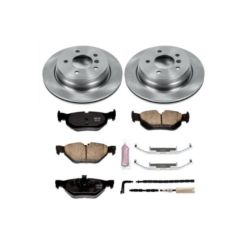 BMW 3 Series Brake Kit - Rear - PowerStop - Z17 Evolution Plus Ceramic Pads + Autospecialty Rotors - 2006