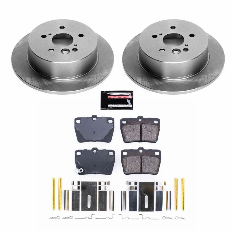Toyota RAV4 Brake Kit - Rear - PowerStop - Z17 Stock Replacement Kit - `04-`05
