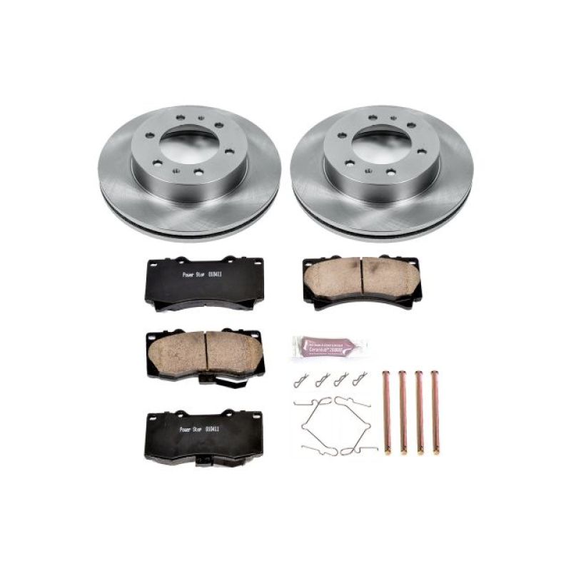 Hummer H3 Brake Kit - Front - PowerStop - Z17 Stock Replacement - `06-`10