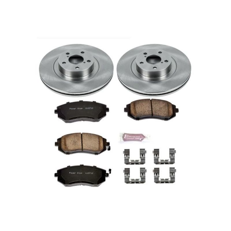 Subaru Baja Brake Kit - Front - PowerStop - Autospecialty Rotors + Z17 Evolution Plus Ceramic Pads - `04-`06 Subaru Baja Brake Kit - Front - PowerStop - Autospecialty Rotors + Z17 Evolution Plus Ceramic Pads - `04-`06