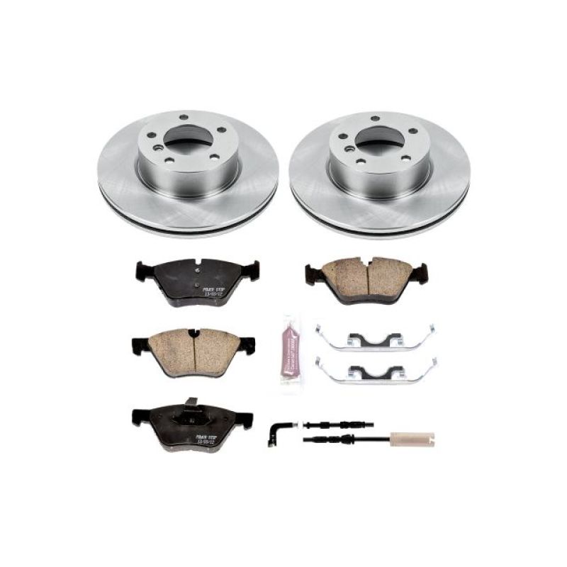 BMW 1 Series Brake Kit - Front - PowerStop - Evolution Plus Rotors + Z17 Ceramic Pads - `08-`10 BMW 1 Series Brake Kit - Front - PowerStop - Evolution Plus Rotors + Z17 Ceramic Pads - `08-`10
