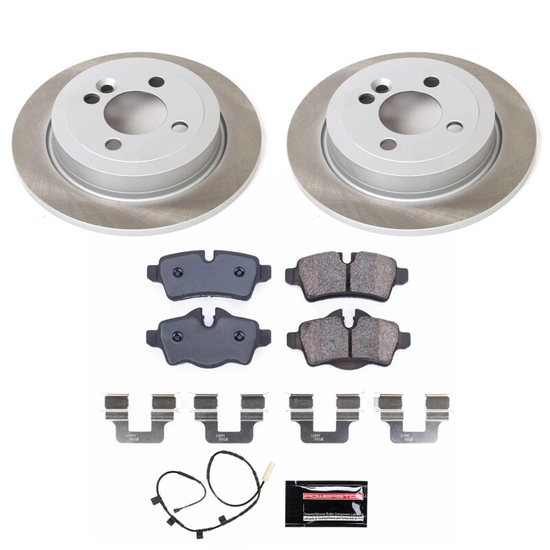 Mazda Tribute Brake Kit - Front + Rear - PowerStop - Z17 Evolution Plus Ceramic Pads + Autospecialty Rotors - 2008 Mazda Tribute Brake Kit - Front + Rear - PowerStop - Z17 Evolution Plus Ceramic Pads + Autospecialty Rotors - 2008
