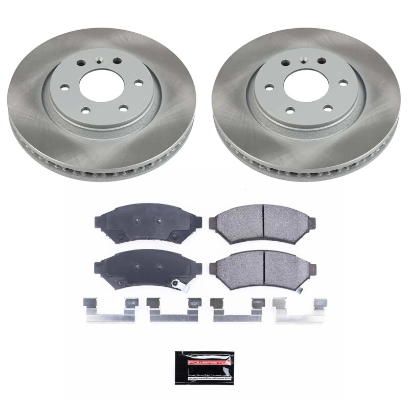 BMW Z4 Brake Kit - Front + Rear - PowerStop - Z17 Evolution Plus Ceramic Pads + Autospecialty Rotors - `03-`05