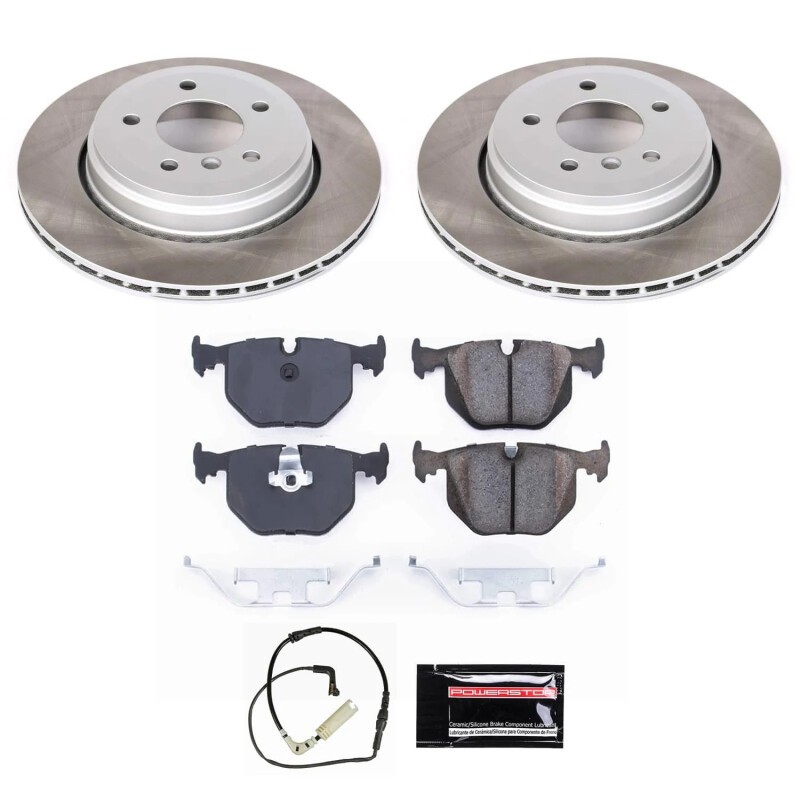 Honda Odyssey Brake Kit - Front + Rear - PowerStop - Autospecialty Rotors + Z17 Evolution Plus Ceramic Pads - `02-`04