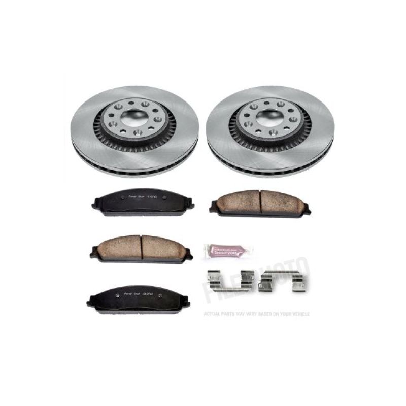 Ford Five Hundred Brake Kit - Front - PowerStop - Z17 Stock Replacement - `05-`07