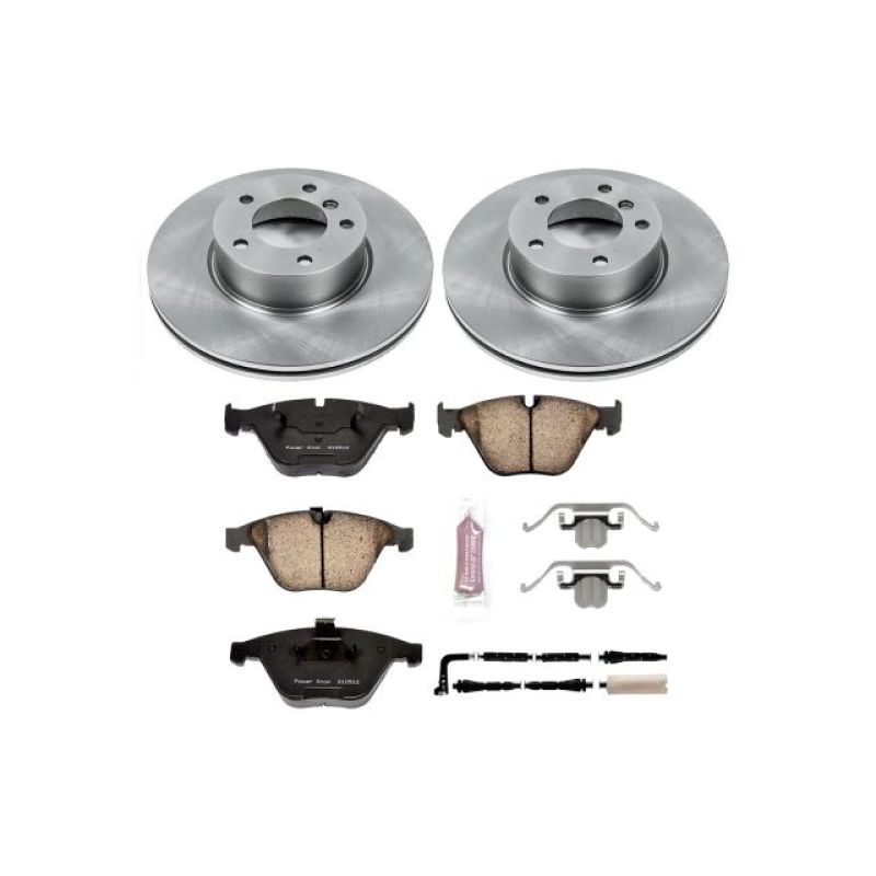 BMW 3 Series Brake Kit - Front - PowerStop - Autospecialty Rotors + Z17 Evolution Plus Ceramic Pads - `08-`10 BMW 3 Series Brake Kit - Front - PowerStop - Autospecialty Rotors + Z17 Evolution Plus Ceramic Pads - `08-`10