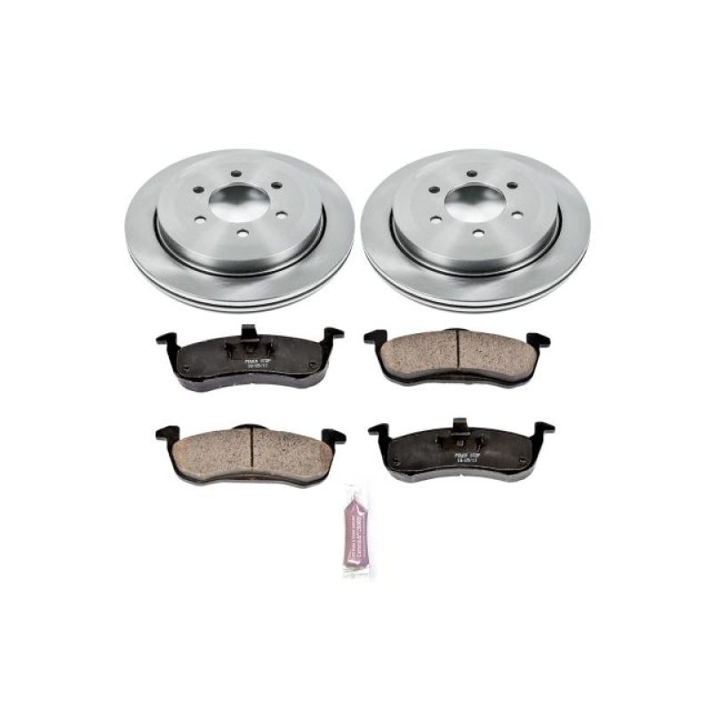 Ford Expedition Brake Kit - Rear - PowerStop - Z17 Evolution Plus Rotors + Z17 Ceramic Pads - `07-`17 Ford Expedition Brake Kit - Rear - PowerStop - Z17 Evolution Plus Rotors + Z17 Ceramic Pads - `07-`17