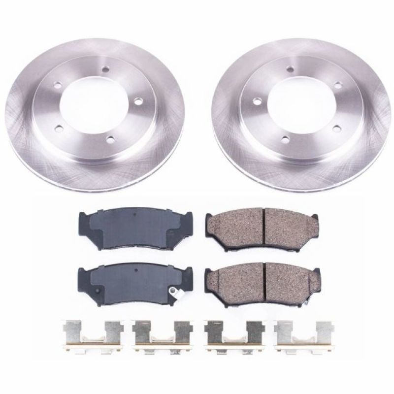 Chevrolet Tracker Brake Kit - Front - PowerStop - Z17 Evolution Plus Ceramic Pads + Autospecialty Rotors - `00-`04