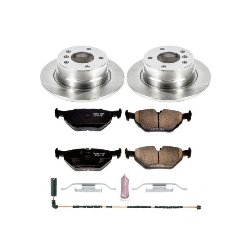 BMW Z4 Brake Kit - Rear - PowerStop - Z17 Stock Replacement Rotors + Evolution Plus Ceramic Pads - `03-`05 BMW Z4 Brake Kit - Rear - PowerStop - Z17 Stock Replacement Rotors + Evolution Plus Ceramic Pads - `03-`05