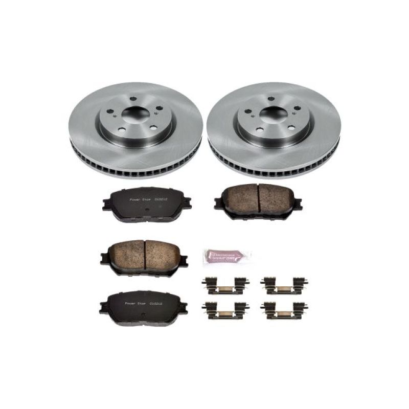 Lexus GS300 Brake Kit - Front - PowerStop - Z17 Evolution Plus Ceramic Pads + Autospecialty Rotors - 2006
