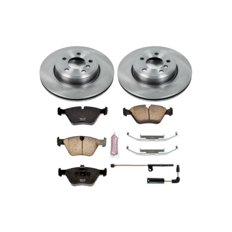 BMW X3 Brake Kit - Front - PowerStop - Autospecialty Rotors + Z17 Ceramic Pads - `04-`10 BMW X3 Brake Kit - Front - PowerStop - Autospecialty Rotors + Z17 Ceramic Pads - `04-`10