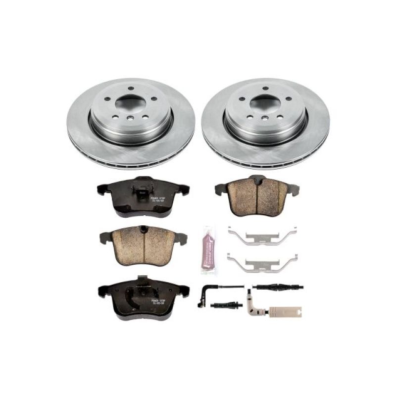 BMW 528 Brake Kit - Rear - PowerStop - Z17 Evolution Plus Ceramic Pads + Autospecialty Rotors - `08-`09 BMW 528 Brake Kit - Rear - PowerStop - Z17 Evolution Plus Ceramic Pads + Autospecialty Rotors - `08-`09