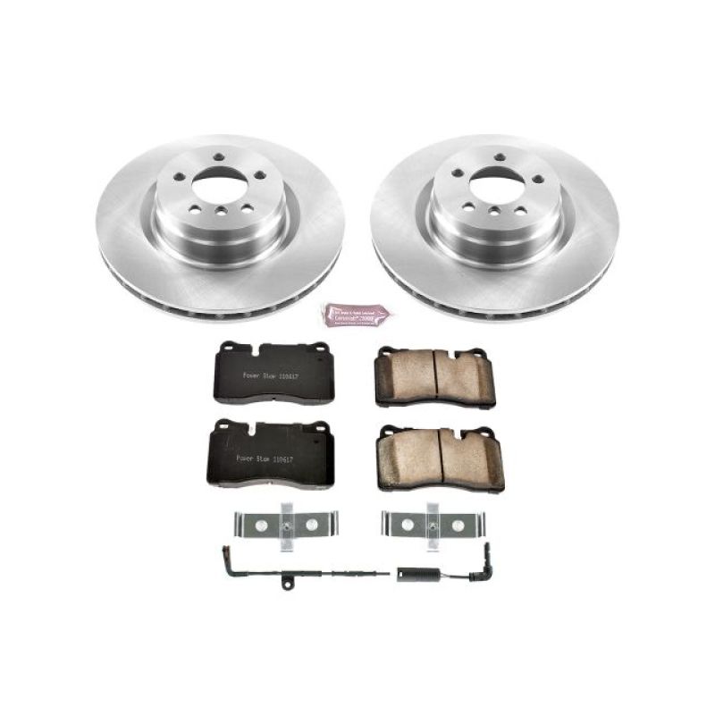 Land Rover Range Rover Brake Pads + Rotors - Front - PowerStop - Autospecialty Rotors + Z17 Evolution Plus Ceramic Pads - `06-`09 Land Rover Range Rover Brake Pads + Rotors - Front - PowerStop - Autospecialty Rotors + Z17 Evolution Plus Ceramic Pads - `06-`09