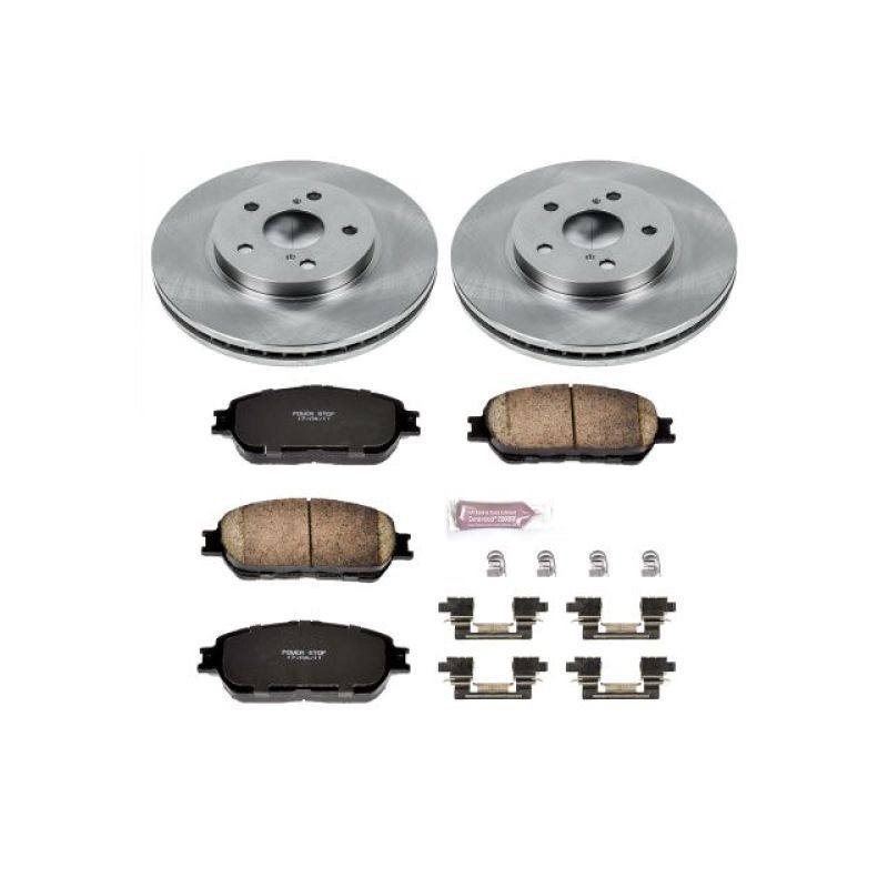 Toyota Avalon Brake Kit - Front - PowerStop - Z17 Evolution Plus Ceramic Pads + Autospecialty Brake Rotors - `05-`07