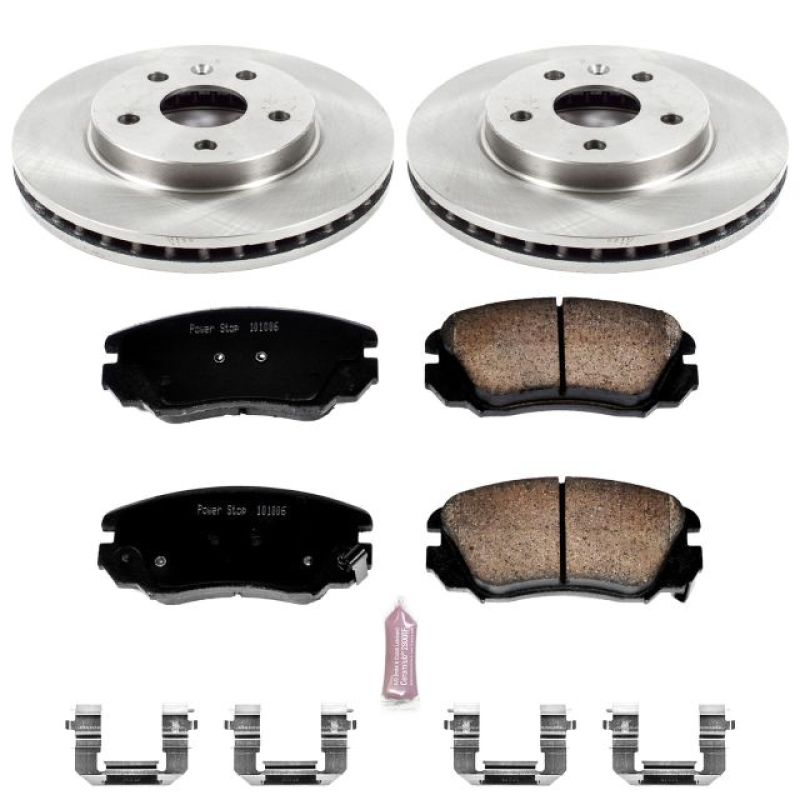 Buick LaCrosse Brake Kit - Front - PowerStop - Z17 Evolution Plus Ceramic Pads + Autospecialty Rotors - `11-`16