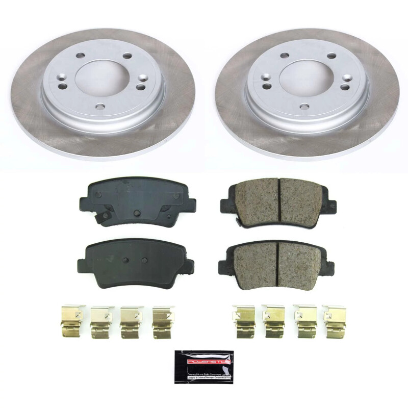 Buick LaCrosse Brake Kit - Front + Rear - PowerStop - Z17 Evolution Plus Ceramic Pads + Autospecialty Rotors - 2011