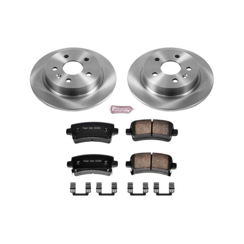 Buick LaCrosse Brake Kit - Rear - PowerStop - OE Stock Replacement + Z17 Evolution Plus - `12-`16