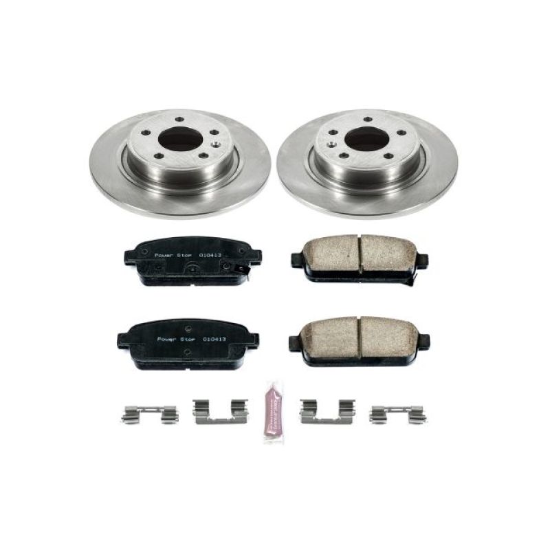 Buick Cascada Brake Kit - Rear - PowerStop - Z17 Evolution Plus Ceramic Pads + Autospecialty Rotors - `16-`18