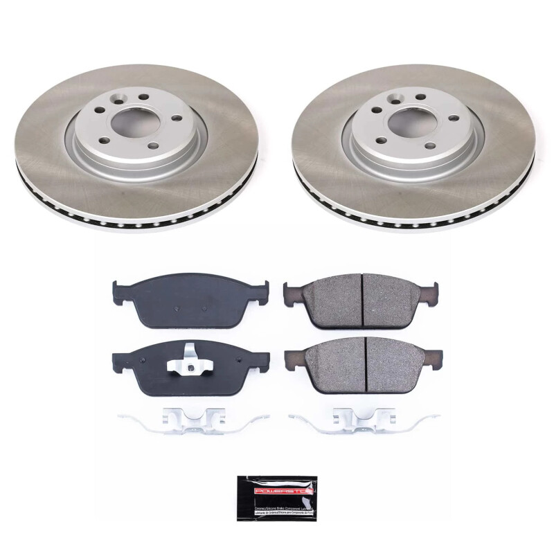 BMW X5 Brake Kit - Front + Rear - PowerStop - Autospecialty Rotors + Z17 Evolution Plus Ceramic Pads - `00-`06