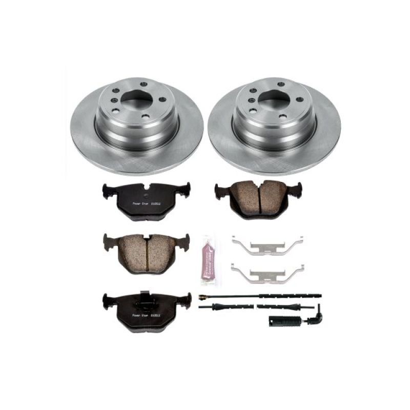 BMW X5 Brake Kit - Rear - PowerStop - Autospecialty Rotors + Z17 Evolution Plus Ceramic Pads - `00-`06 BMW X5 Brake Kit - Rear - PowerStop - Autospecialty Rotors + Z17 Evolution Plus Ceramic Pads - `00-`06