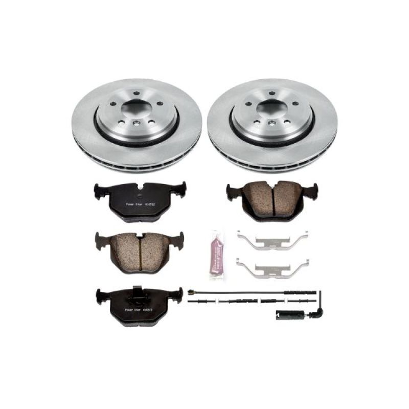 BMW 3 Series Brake Kit - Rear - PowerStop - Z17 Evolution Plus Ceramic Pads + Autospecialty Rotors - `01-`06