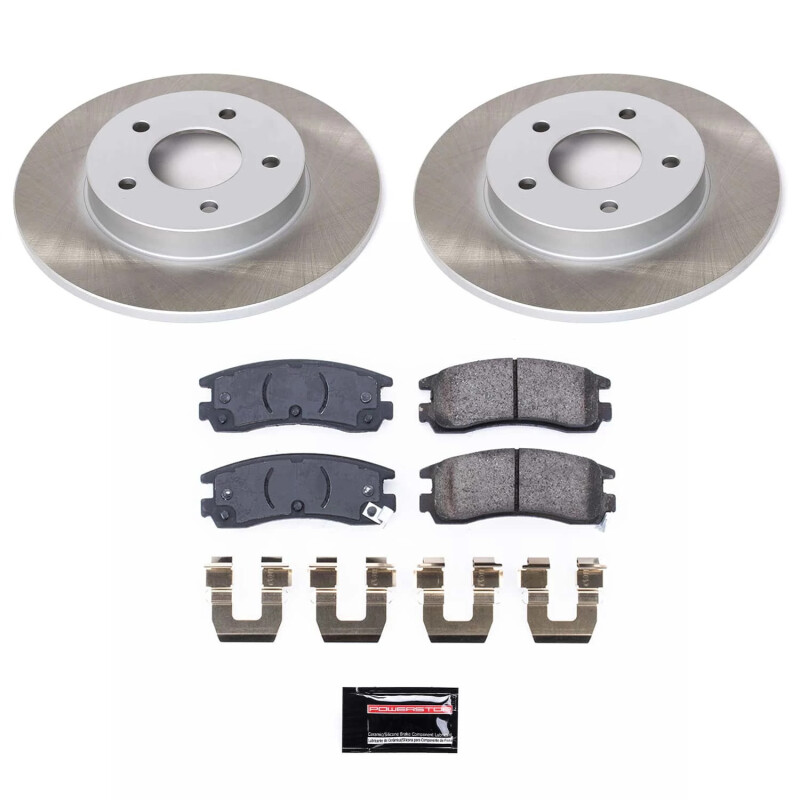 Land Rover Range Rover Brake Pads + Rotors - Front + Rear - PowerStop - Z17 Evolution Plus Ceramic Pads + Autospecialty Rotors - `03-`05 Land Rover Range Rover Brake Pads + Rotors - Front + Rear - PowerStop - Z17 Evolution Plus Ceramic Pads + Autospecialty Rotors - `03-`05
