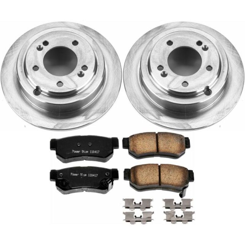 Kia Amanti Brake Kit - Rear - PowerStop - Z17 Evolution Plus - `04-`06